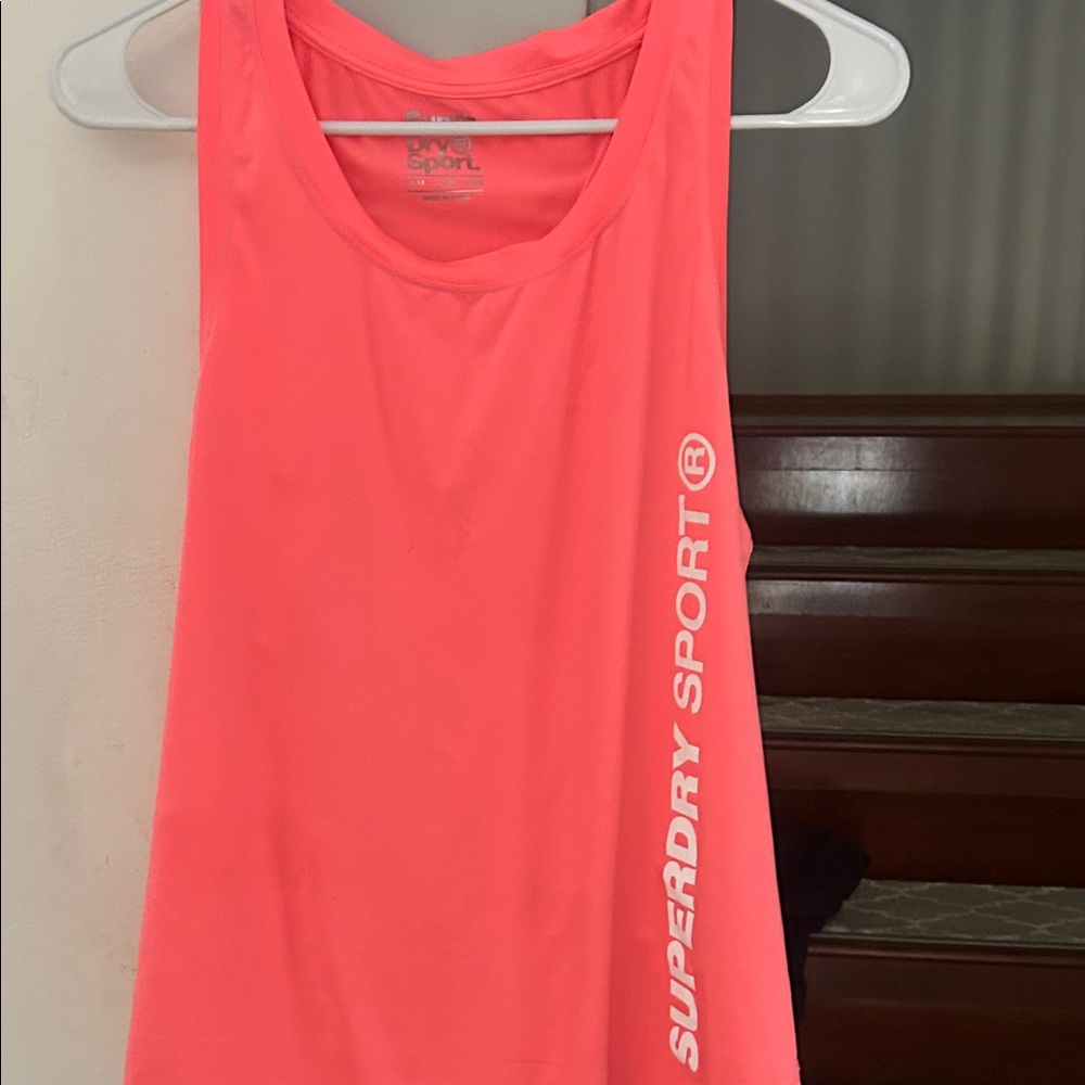 Superdry Sport Coral Tank Top